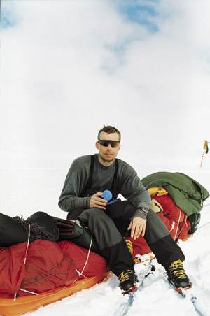 Guinness ugyldig Meningsfuld Kite-skiing over Grønlands indla